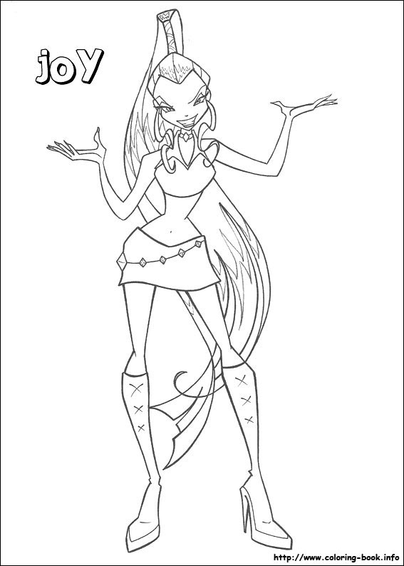 Winx Club coloring picture